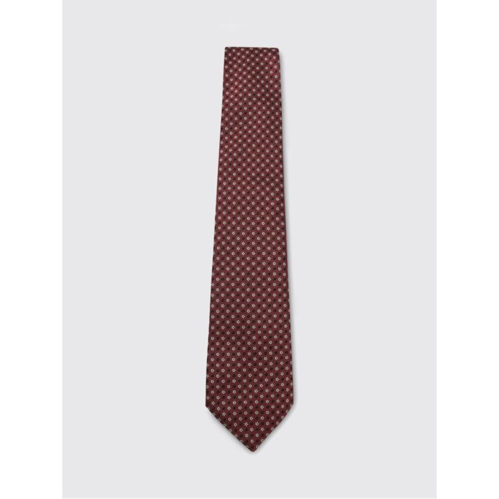 Canali Men Canali Floral Print Pure Silk Tie